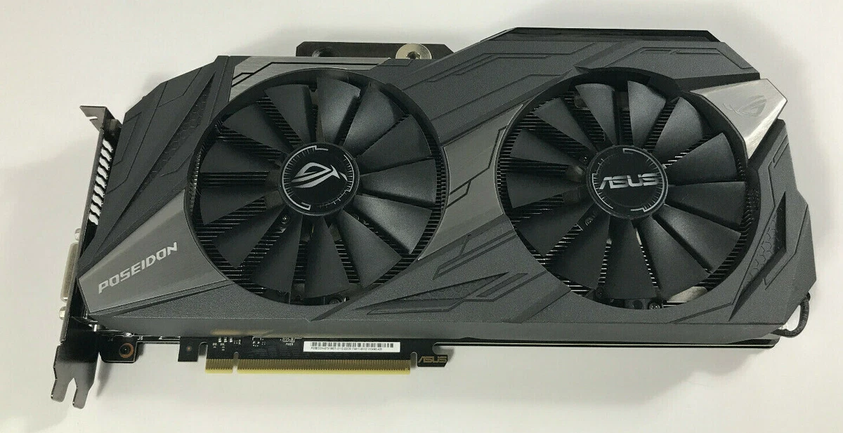 ROG ASUS POSEIDON GTX 1080 Ti 11GB GDDR5X Platinum Gaming Graphics Card! | eBay