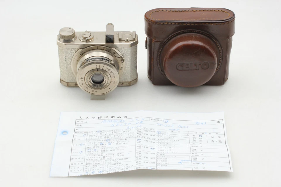 CLA'd [EXC+5] Toakoki Silver Gelto D-III 127 3x4cm Film Camera 50mm From Japan - Image 3 of 4