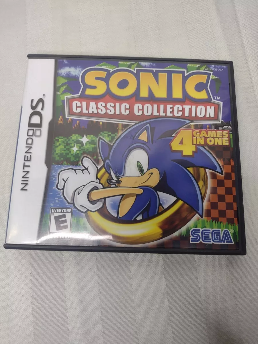 Sonic Classic Collection (Nintendo DS) Original Case & Manual Only