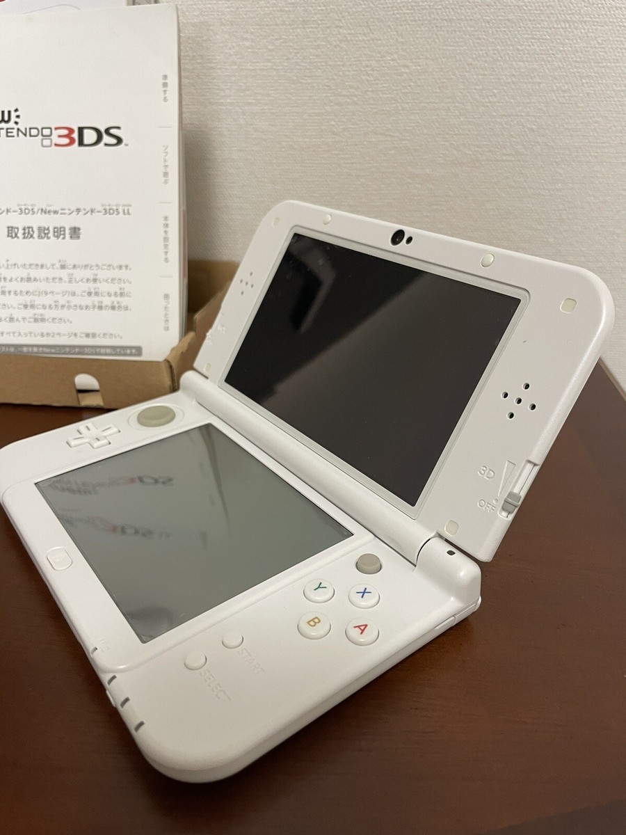 Nintendo new 3DS LL Pearl White with Touch pen USBcable