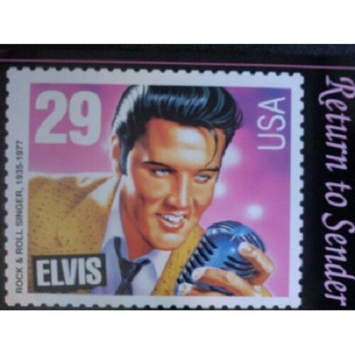 1992 Elvis Presley Return to Sender Postage Stamp Poster 23x35 | eBay