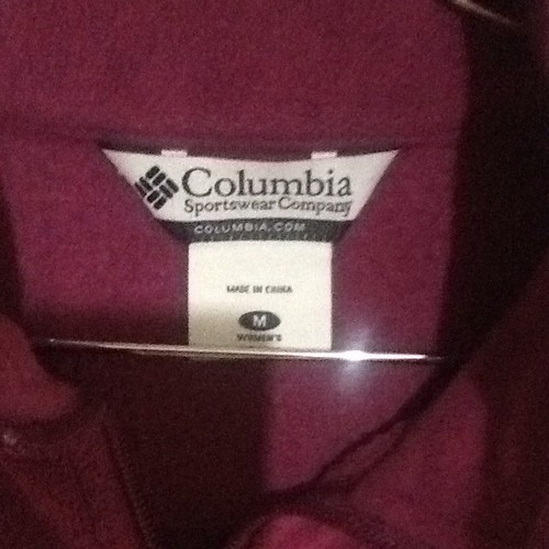 Columbia Damen Fleecejacke Größe M Lila Full Zip - Bild 3 von 6