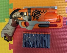 NERF Zombie Strike HammerShot Hammer Shot Foam Dart Gun Blaster - Tested