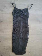 Marciano Black Satin Dress Size Small XXI Zara Fashion Nova