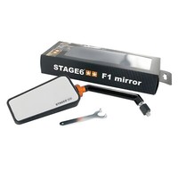 Stage6 Roller Spiegel F1 M8 Links Carbon Matt Universal Aerox Speedfight SR50