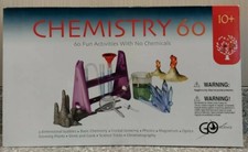 Elenco Chemistry 60 Fun Experiments Science Kit EDU7075 2010 Sealed