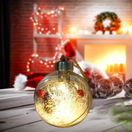 2-6pack Light Ball Luminous Pendant LED Christmas Tree Decor Lamp for - Bild 1 von 36