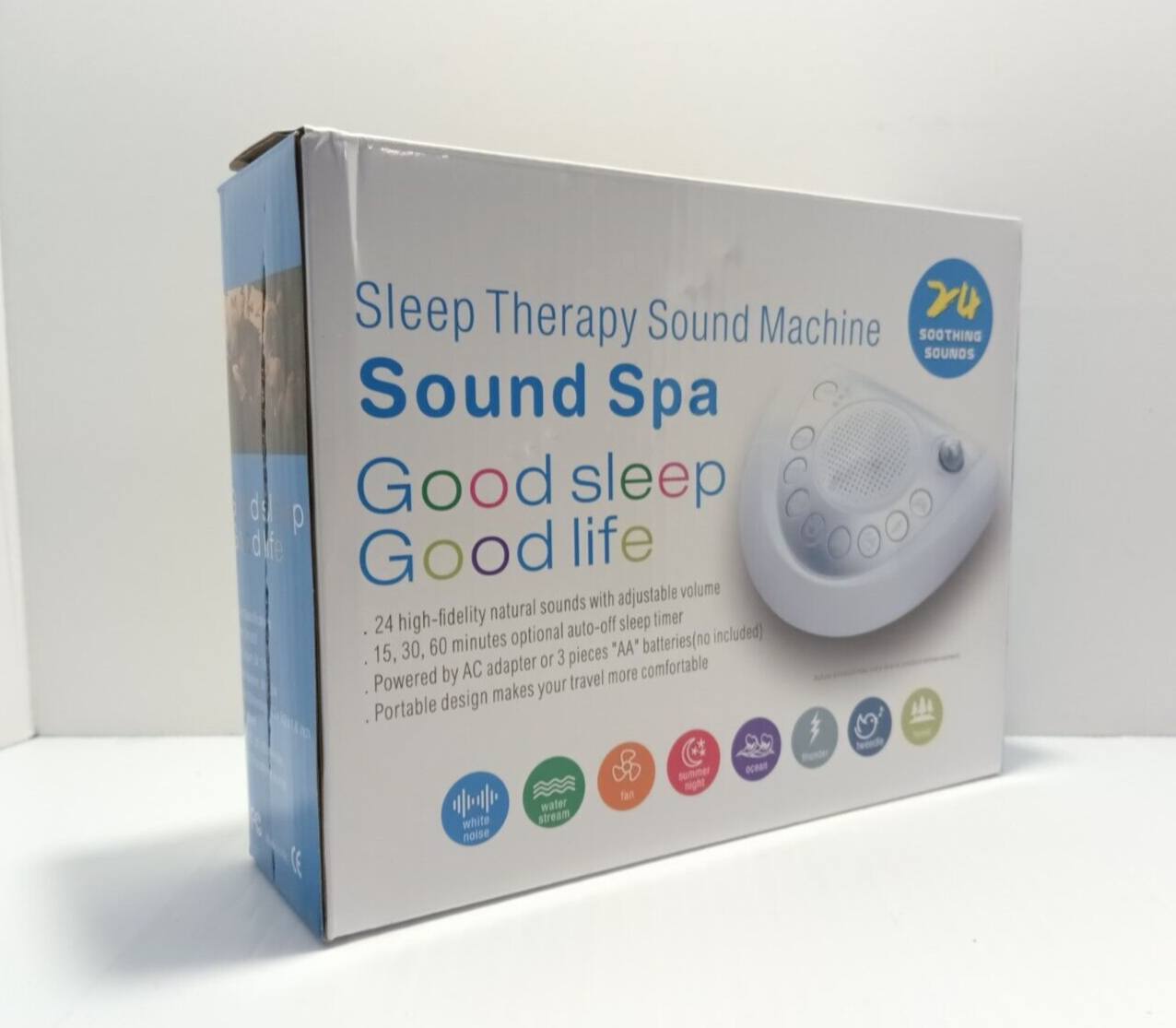Sleep Therapy Sound Machine Sound Spa Good Sleep Good Life 24 Soothing