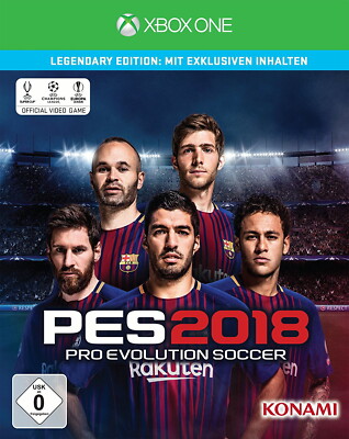 Pro Evolution Soccer 2018 Legendary Edition (Microsoft Xbox One, 2017)