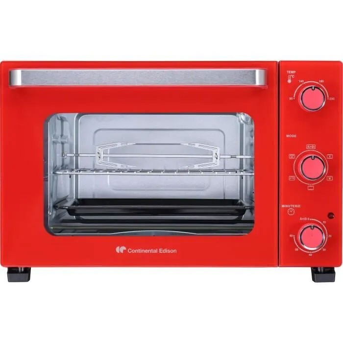 Mini Per Forno Elettrico Vaschetta di Torrefazione 35L CONTINENTAL EDISON 1500W