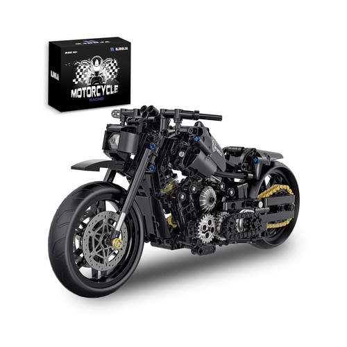 1:8 Motorcycle Building Set for Adults, Building Blocks for Adults, Collectib...