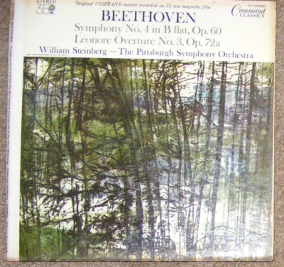 Beethoven*, William Steinberg, The Pitts. Symphony Orchestra - Symphony No. 4