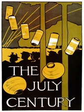 Decor Poster. The July Century. Fine Home Graphic Art Interior Design. 1525