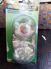 Danco Acrylic Small Clear Universal Handles w/ Adapters 2 , 80010 New fits all