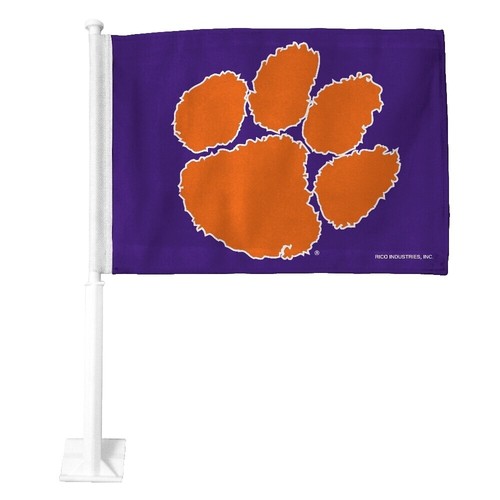 Clemson Tigers 3x5 Foot Banner Flag - Officially Licensed, Polyester, Double-Sided, For Tailgating & Home