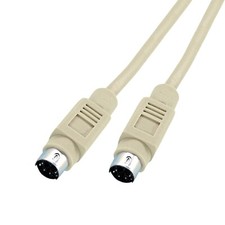 3-pack, 6 Ft Mini Din 6-pin Male-Male PS2 PS/2 Cable For Keyboard Mouse KVM