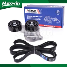 Serpentine Belt Component Kit Fit Acura MDX ZDX RL TL Honda Accord Odyssey Pilot