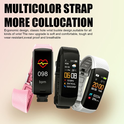 2024 NEW Fit@bit Smart Watch Activity Tracker Fitness Uhren Herzfrequenz-Monitor - Bild 7 von 34