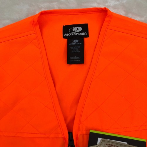 Mossy Oak Youth Size 2XL (18) Blaze Orange Hunting Vest Pockets High Visibility - Picture 4 of 21