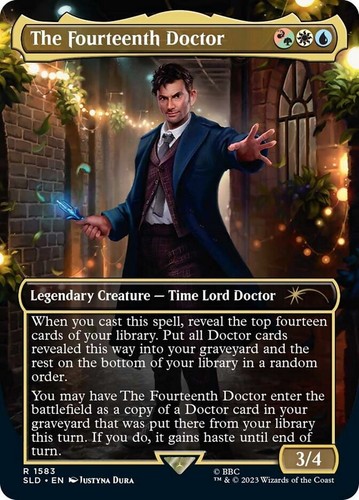 MTG【Foil】The Fourteenth Doctor１枚 1 x The Fourteenth Doctor - Secret Lair - Light Play - MTG | eBay