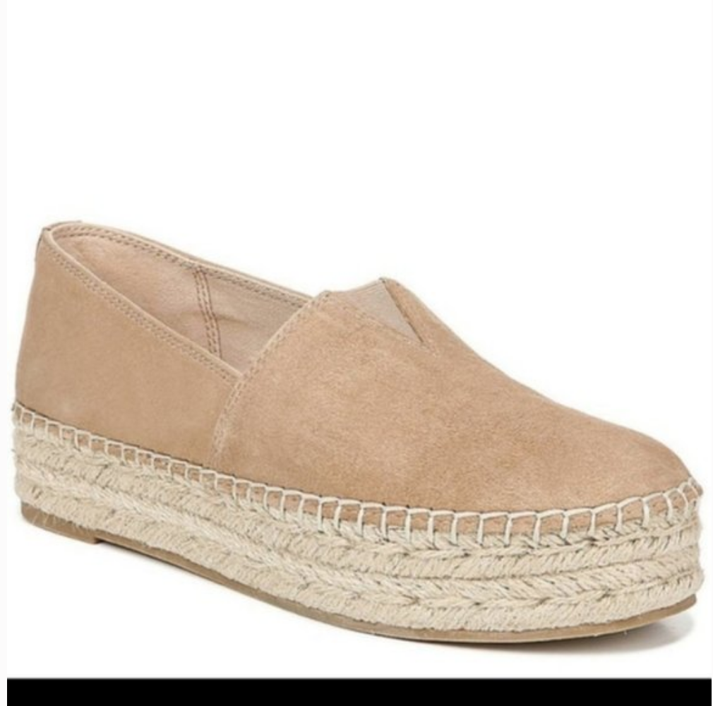 Sam Edelman Cherlene Camel Suede SZ 9 Espadrilles Platform Slip On Flats  EUC! | eBay