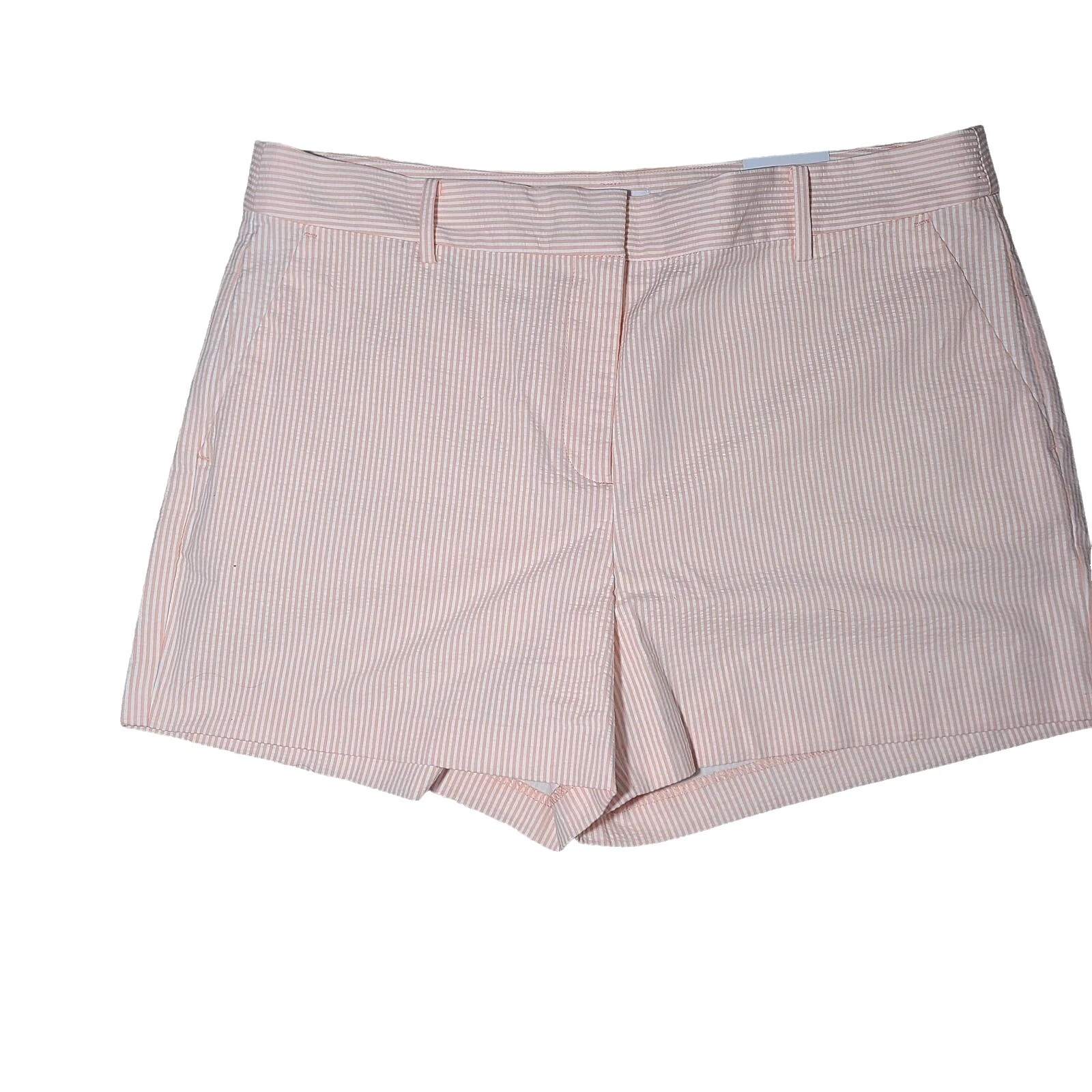 Cotton Pinstripe Shorts for Women