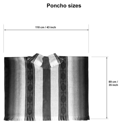 LUXURIOUS ALPACA BLEND PONCHO | HIGH-COLLAR | SOFT&WARM | UNISEX | BURGUNDY GRAY - Picture 3 of 12