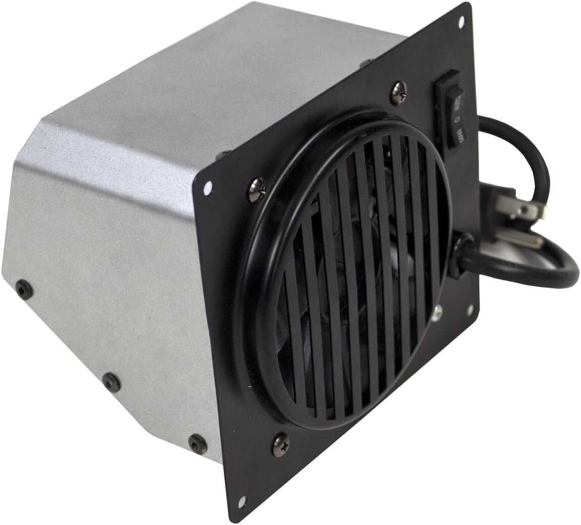 Powerful 21.6W Vent-Free Wall Fan with Automatic Heating Comfort Features