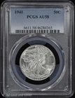1941 50C Walking Liberty Silver Half Dollar PCGS AU 58 | About Uncirculated