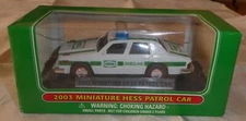 2003 Hess Miniature Patrol Car
