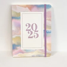 Pen + Gear 2025 Monthly Weekly Planner Soft Cover Tie Dye 6" x 8" NEW