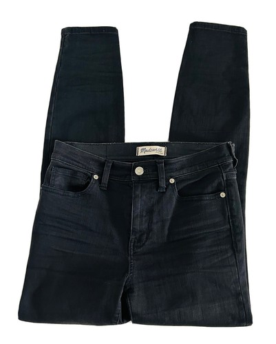 Madewell High Riser Skinny Jeans Size 27 Dark Gray Slim Fit Denim
