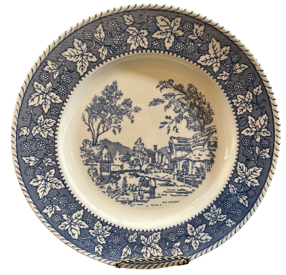 Blue Toile ironstone jug (BK) Blue Toile ironstone jug (BK)