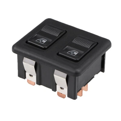 UXCELL 10 Pins Car Window Switch Dual Button Car Control Master Rocker Switch, DC 12V