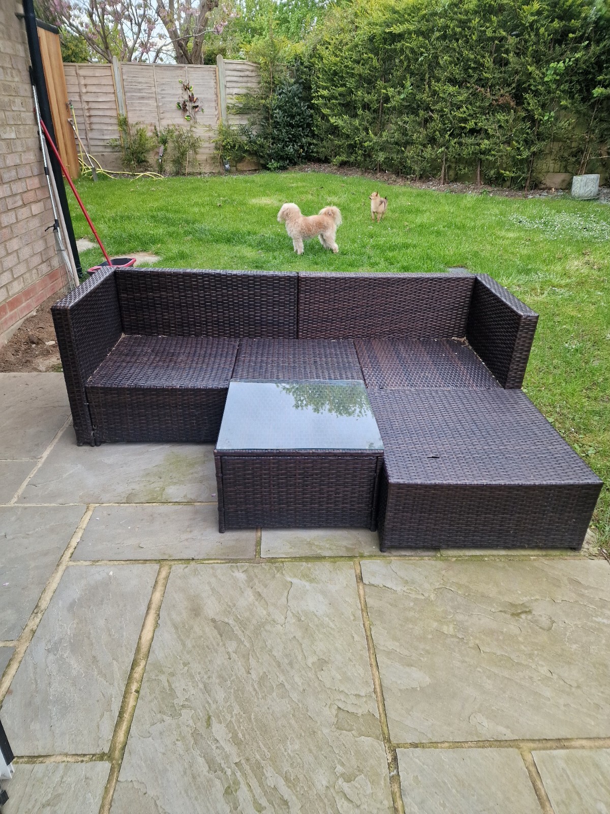 pre owned rattan garden furniture used eBay