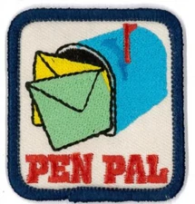 Girl Boy Cub PEN PALS Letters Pal Fun Patches Crests Badges SCOUTS GUIDE writing