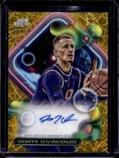 2024 Topps Cosmic Chrome Donte DiVencenzo Gold Autograph /50 #CCAV-DD