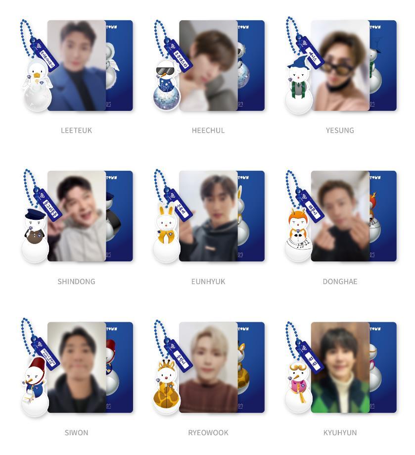 SUPER JUNIOR EVER SMTOWN OFFICIAL MD SNOWMAN SOFT KEYRING +