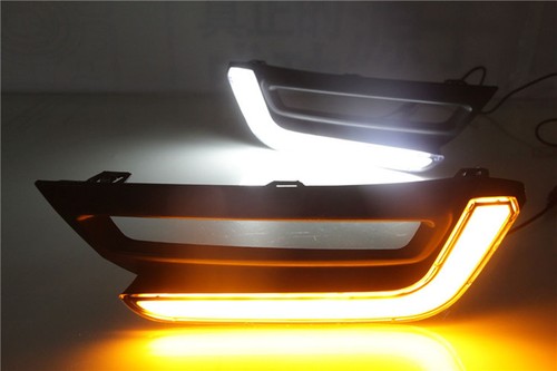 LED DRL Front Daytime Running Light Fog Turn Lamp For Honda CRV CR-V 2017-2020 - Picture 2 of 7