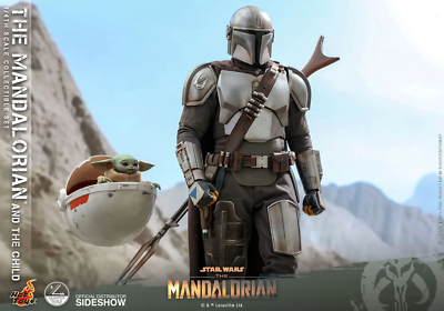 THE MANDALORIAN & CHILD~QUARTER SCALE FIGURE SET~COLLECTOR~QS016