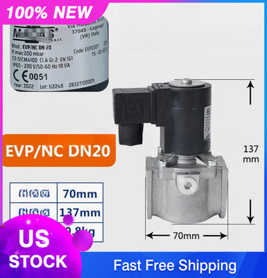 1Pcs New Solenoid valve EVP/NC DN20