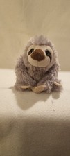 B23 - Wild Republic Sloth Grey Teddy Soft Plush Toy Stuffed Animal