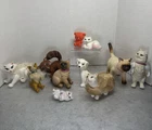 Vintage Mattel Barbie Pets Lot Of 11 Dog Cats Raccoon Forest Friends
