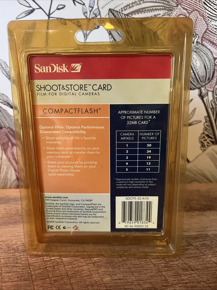 SanDisk Shoot & Store 32MB Compact Flash - READ DESCRIPTION - Image 2 of 2