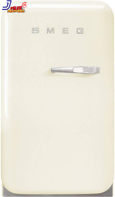 Retro Mini Fridge 50S Style Compact Small Refrigerator 1.2 Cu Ft Automatic Defro