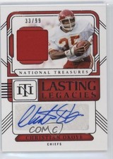 2024 Panini National Treasures Lasting Legacies 33/99 Christian Okoye Auto 1o8c