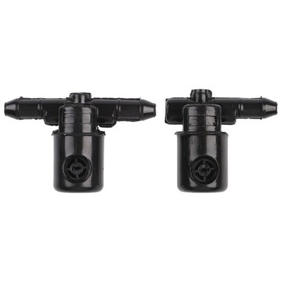 Pair Fan Spout Windscreen Washer Jets Nozzle 12782508 For Insignia