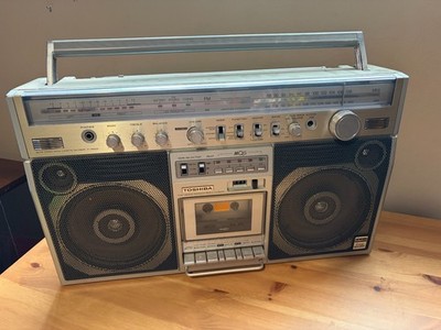 希少 動作品 TOSHIBA BOMBEAT RT-8980 SM ラジカセ Vintage Toshiba BomBeat RT-8980SM Boombox AM/FM Cassette Recorder