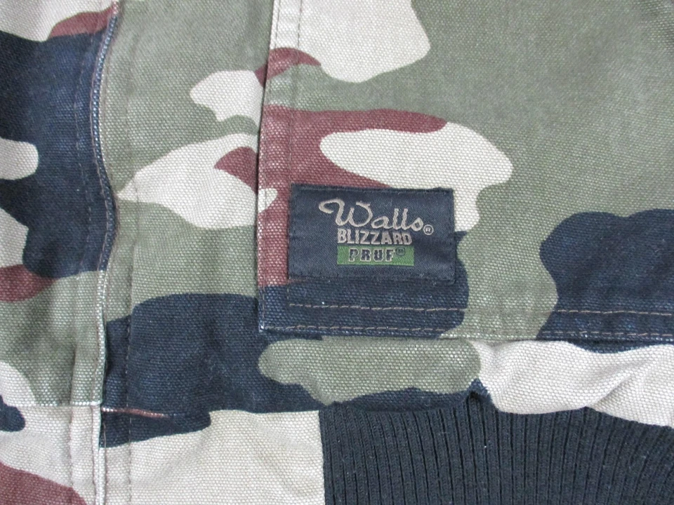 Chaqueta Walls Blizzard Pruf Juvenil Grande 12/14 Camuflaje Con Capucha Aislada Caza Foto 3 de 4