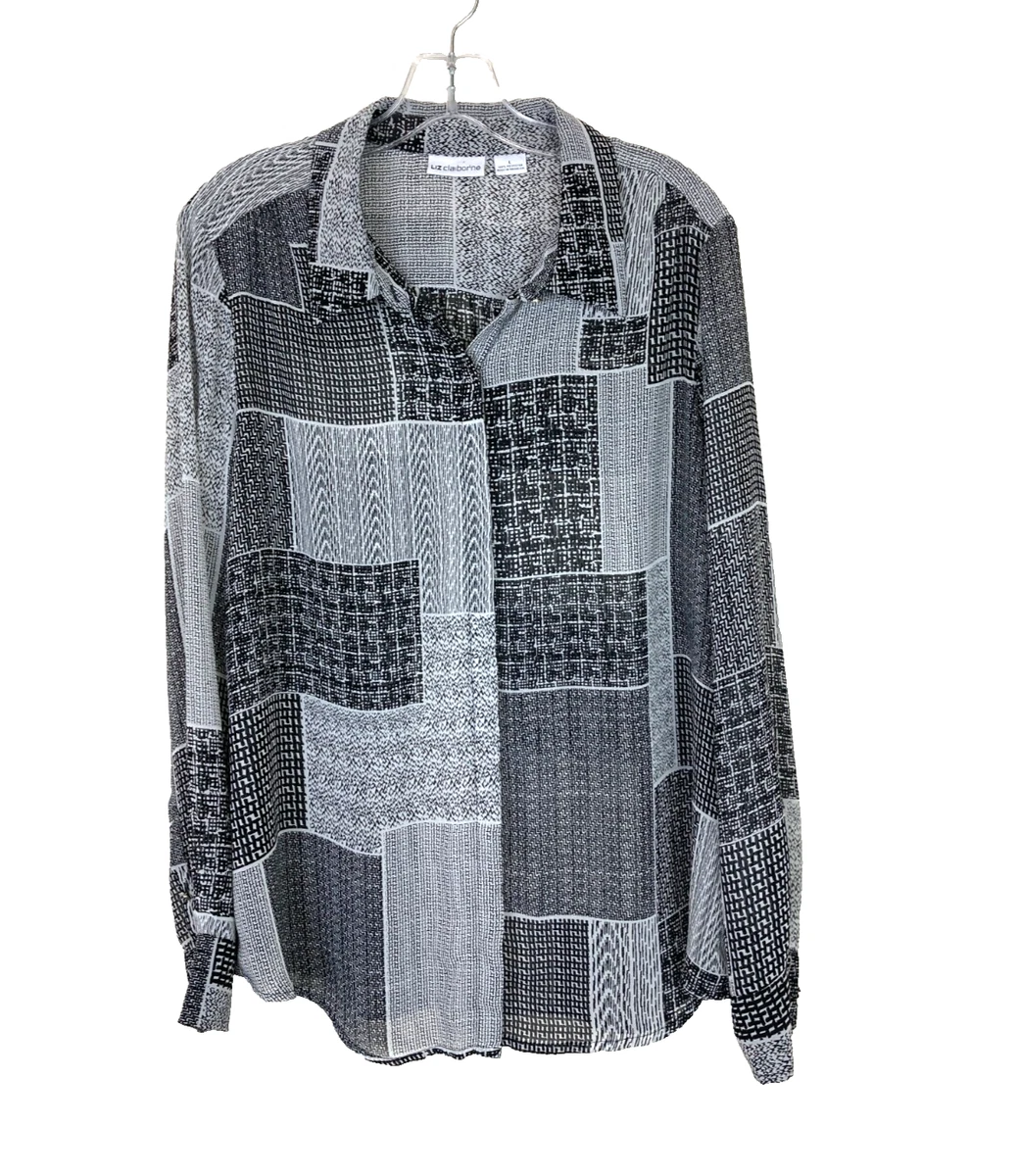 Débardeur Femme Liz Claiborne Taille S – Col V Blanc Cassé Avec Clous – Neuf Avec étiquette
